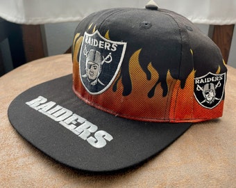 Vintage Deadstock NFL Los Angeles Raiders Mesh Snapback Hat