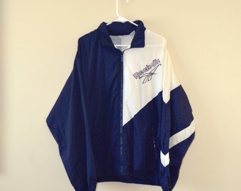 80s reebok throwback classic style vintage windbreaker jacket