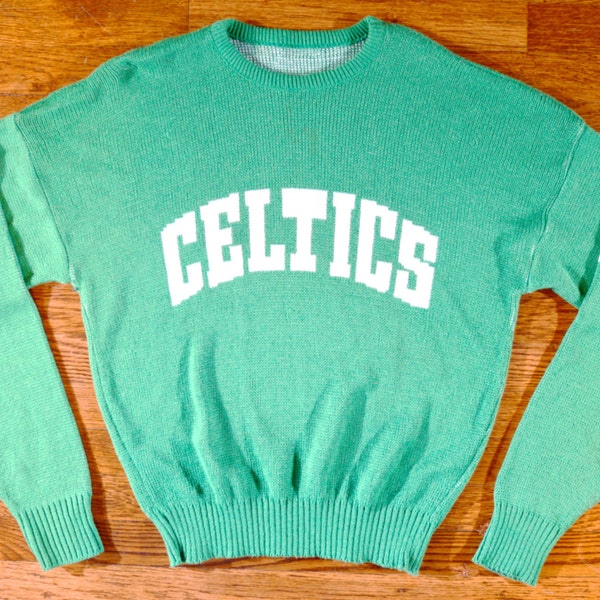 Vintage 70s/80s Boston Celtics RARE Throwback Vintage Sweater - Unisex Medium
