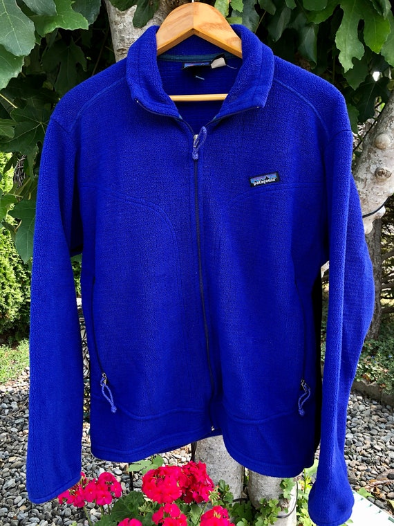 1990's Vintage Authentic Patagonia Full ZIP Navy B