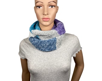 Women's Snug Fit LIGHTWEIGHT Neck Warmer Infinity scarf Snood Women's light Summer scarf Office scarf Alpaca wool scarf Knit accessories