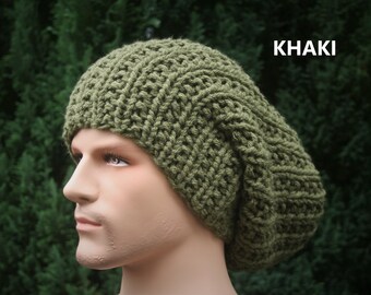 Oversized Beanie Hat - Etsy UK