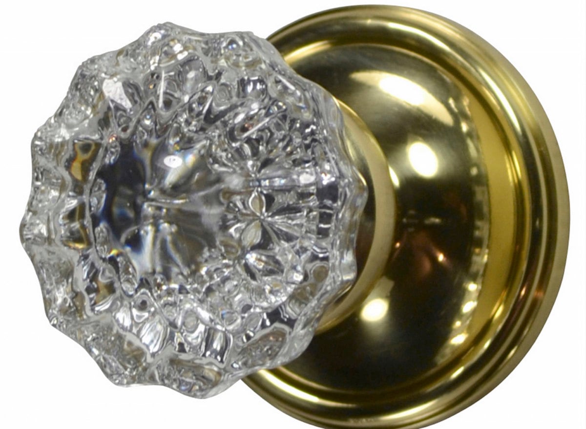 CRYSTAL GLASS DOOR Knobs PassagePrivacyFrench DoorDummy Etsy