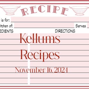 Recipe standing album class, Mini album kits, Paper crafting class and kit