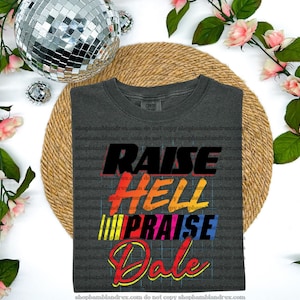 Raise Hell PNG Digitales Design Sublimationsdesign