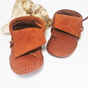 Men's Brown Moccasins - Minimalist Grounding Shoes - Gift for him - Men's summer leather shoes - Handmade