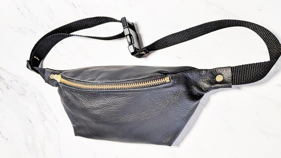 etsy leather fanny pack