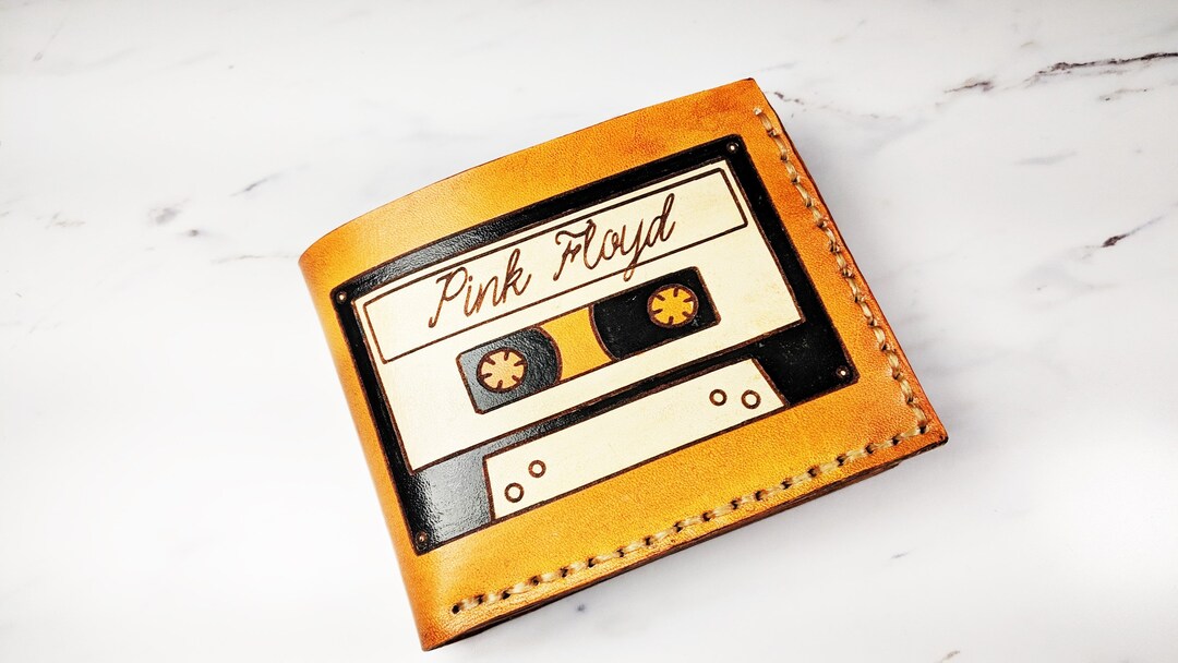 Cassette Tape Wallet Retro Wallet Men's Leather Wallet Etsy