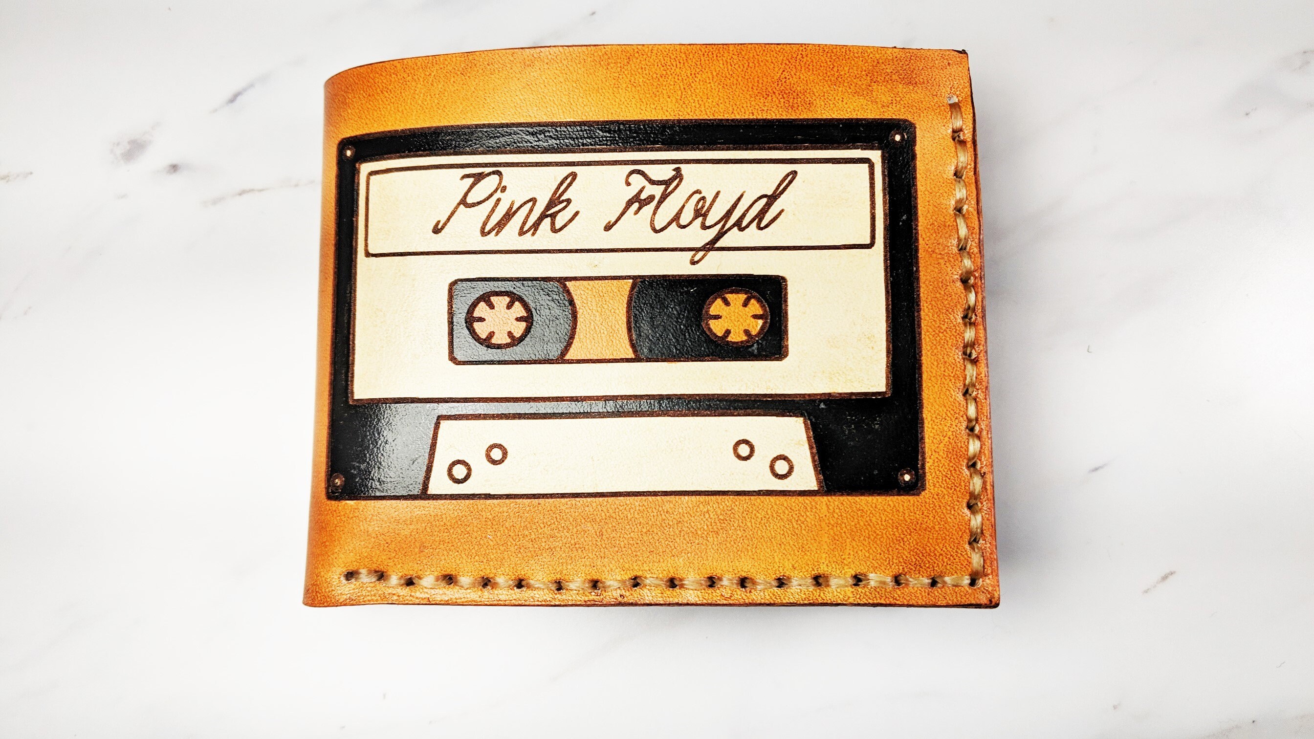 Cassette Tape Wallet Retro Wallet Men's Leather Wallet Etsy UK