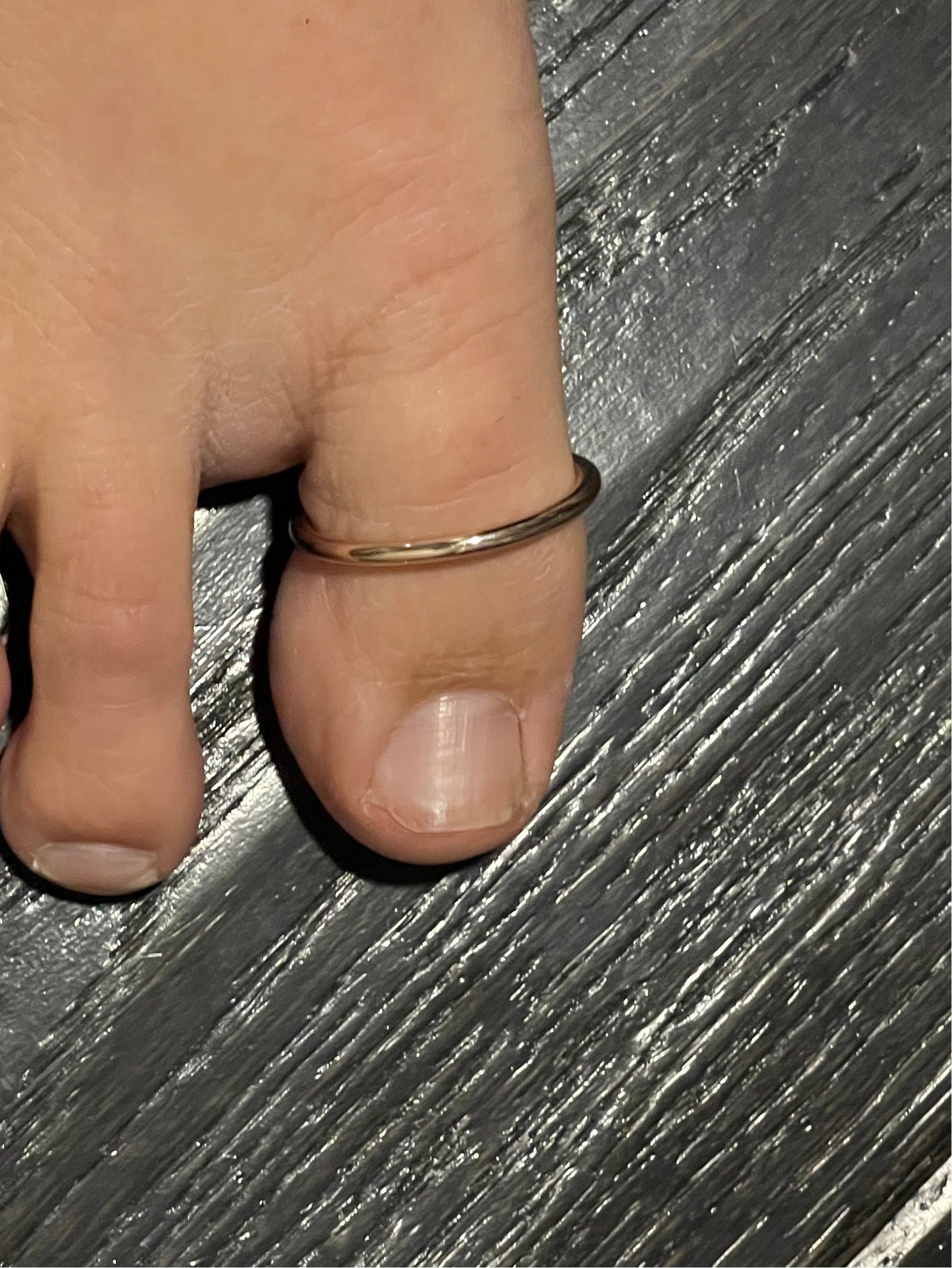 Custom Made to Order Big Toe Toe Ring Bronze Fitted Available in Sizes ...