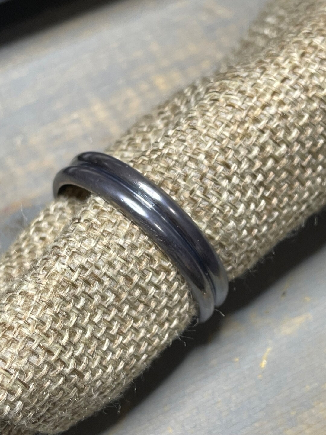 Custom Made to Order Big Toe Toe Ring Double Stacked Looked Sterling