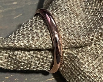 Copper Custom Made to order Big Toe Toe Ring Single loop closed ring fitted ring