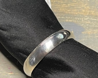 Big Toe Toe Ring Wide Domed Custom Made to Order Sterling Silver Thick Fitted Ring Size 16 to 24 or Adjustable Open Ended