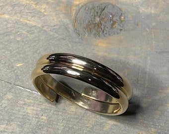 Gold Toe ring Big Toe Any Size Custom Made to Order Multi loop Spiral