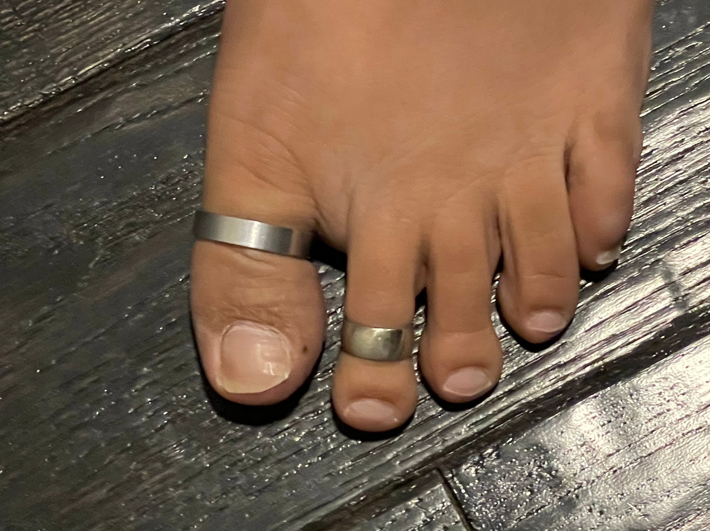 Custom Made to Order Big Toe Toe Ring Aluminum Adjustable Big Toe or ...