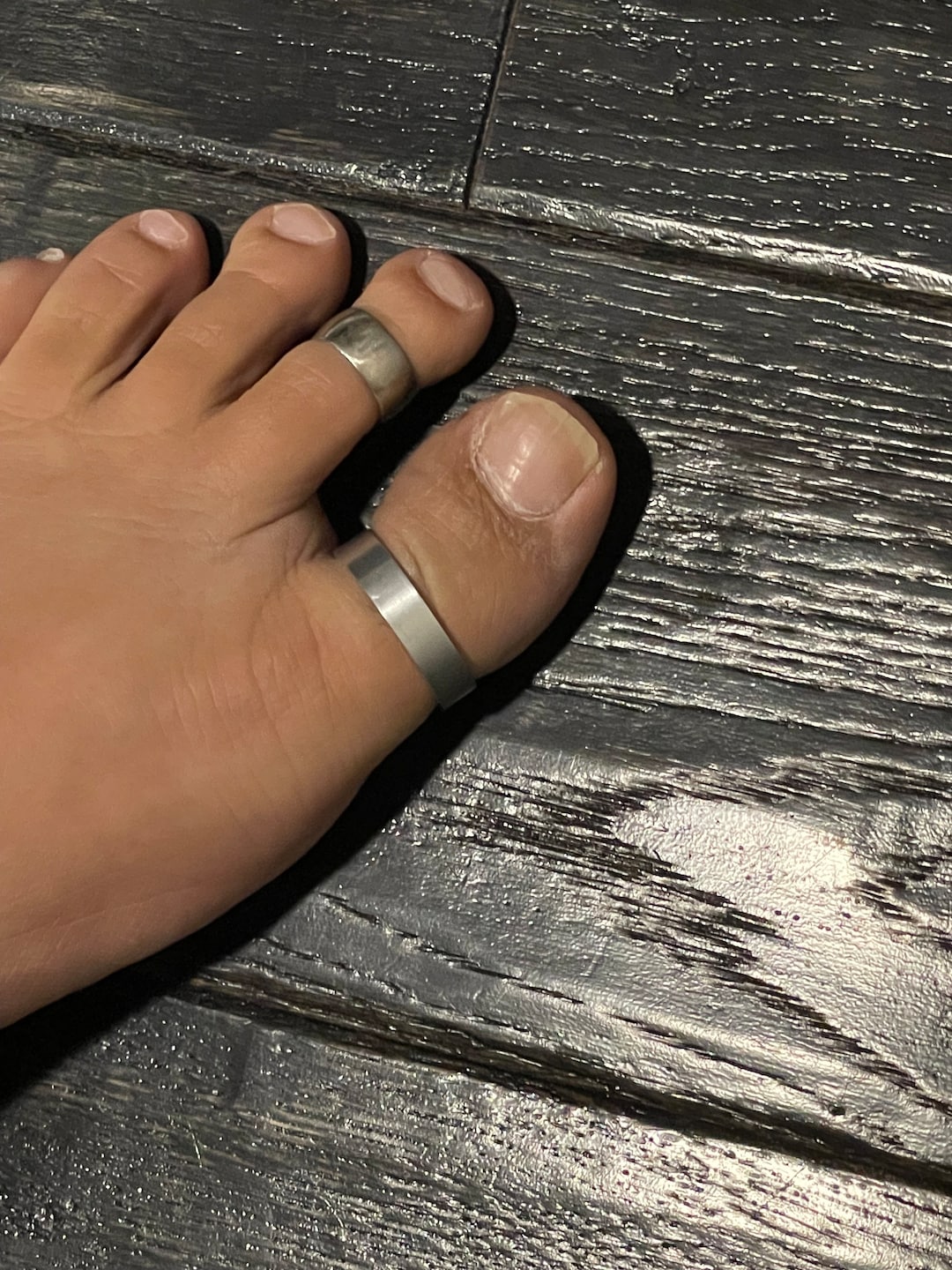 Custom Made to Order Big Toe Toe Ring Aluminum Adjustable Big Toe or