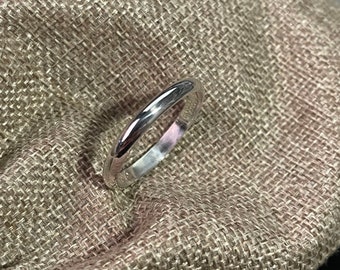 Sterling Silver Custom Made to order Big Toe Toe Ring Single loop closed ring fitted ring 6ga 4.1mm wide