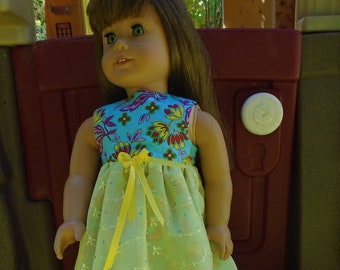 Doll's garment, Americangirldoll, dress, 18 inch doll, journeygirldoll