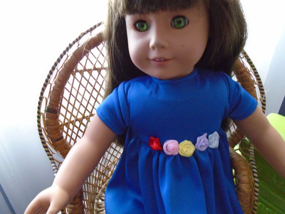 Americangirl Dollblue Dress 18 Inches Doll. Etsy Canada