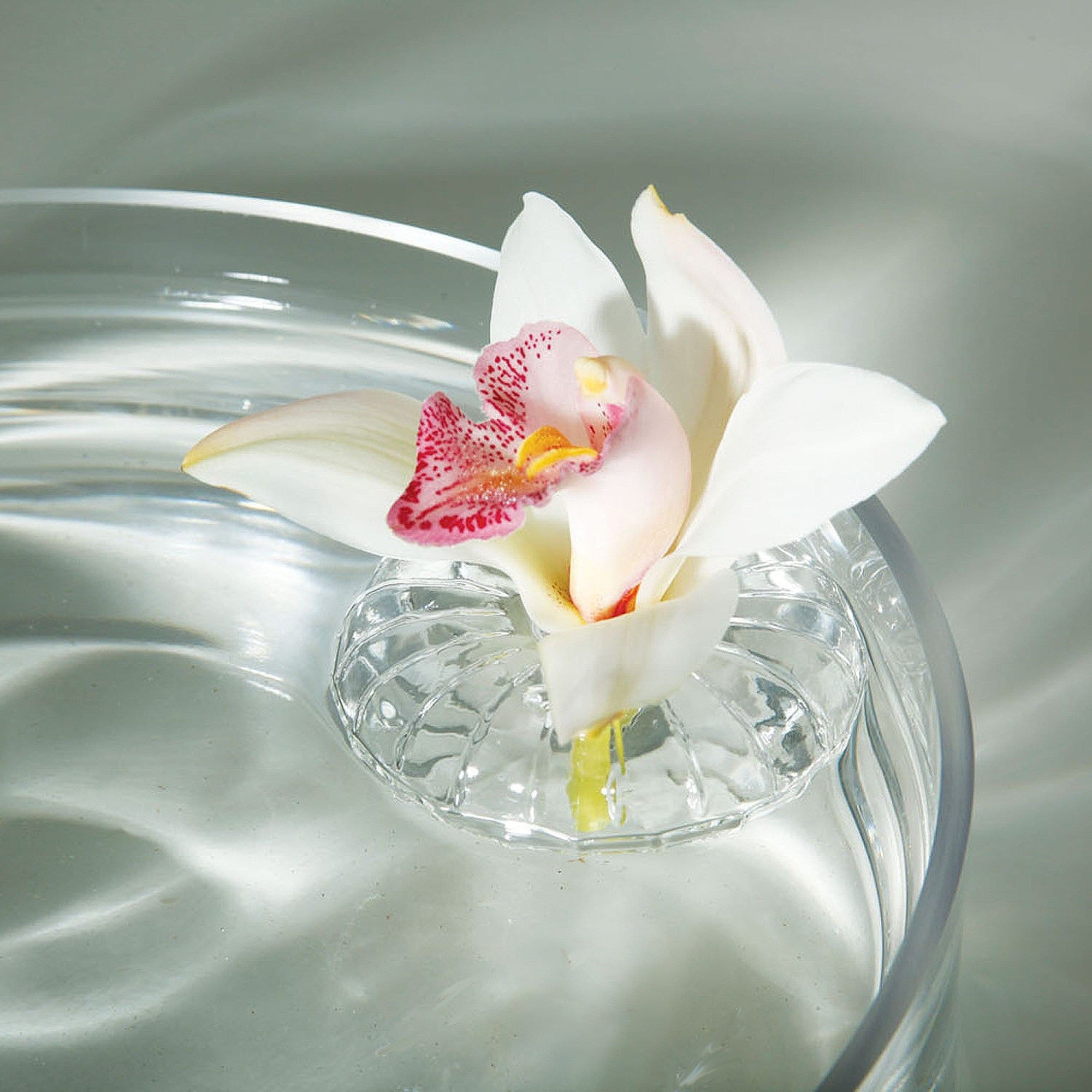 Glass Floating Flower Ring Etsy