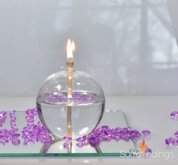 Infinite Glass Candle Oil Lamp Etsy