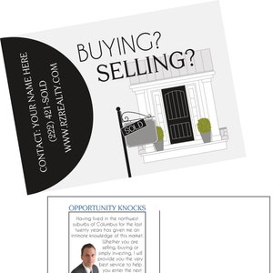 Real Estate Postcard Mailer - Real Estate Marketing - Realtor Tools - Realtor Marketing