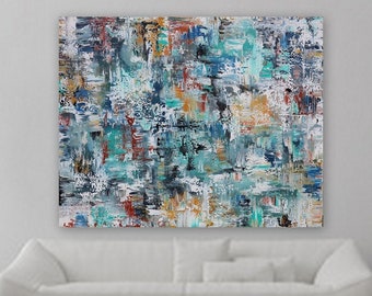 Huge painting Large ORIGINAL Abstract painting by Marcy Chapman