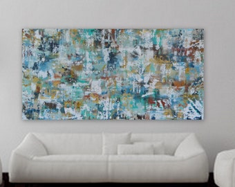 Modern abstract painting original acrylic on canvas contemporary art design acrylic painting XL wall art large painting