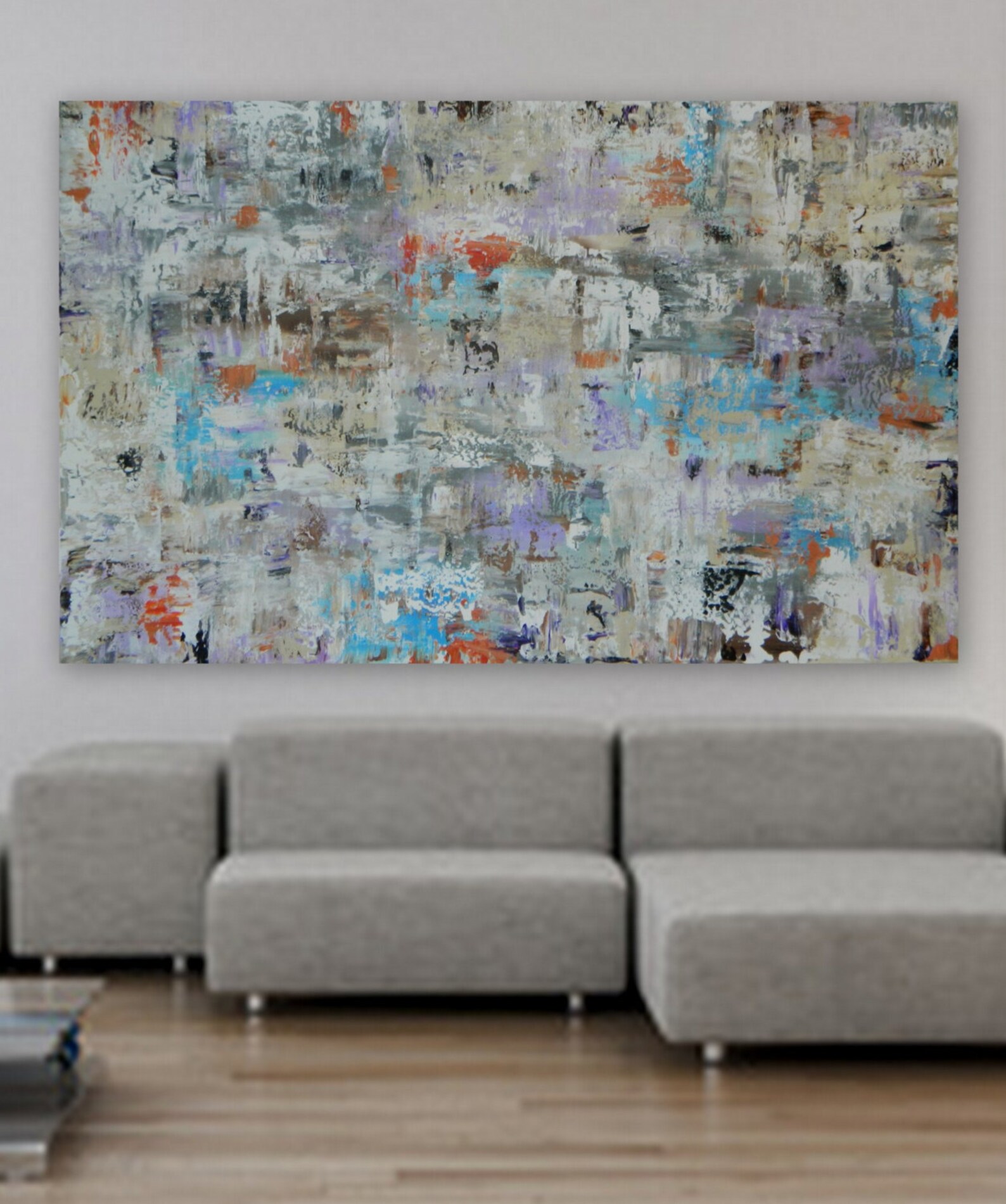 Huge Xxl XL Large Original Modern Minimal Abstract Painting Etsy