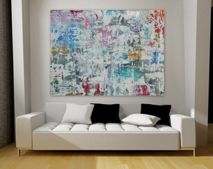 Sold, huge abstract painting