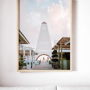 Seaside Florida Art Print | 30A Beach Pavilion Photo | Kodak Film Photography | Coastal Decor