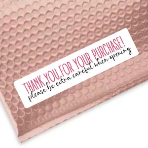 Please Do Not Open With Sharp Objects Stickers Packaging - Etsy