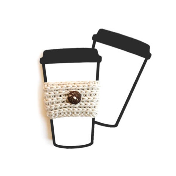 Printable Coffee To Go Cup Display Card for Cup Cozy