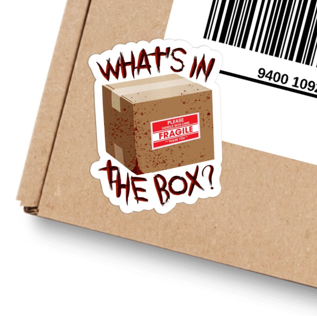 Halloween What's in the Box Sticker Small Business 1.5 Inch Stickers - Etsy