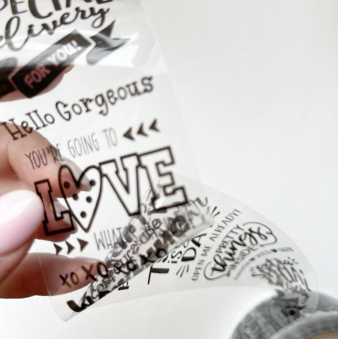 Clear Happy Mail Packaging Tape Exclusive HOH 4 Multi Use Etsy