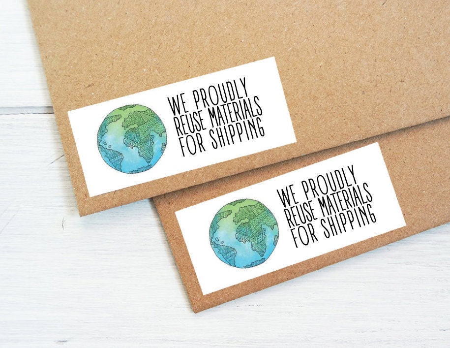 Reused Package Label - Etsy