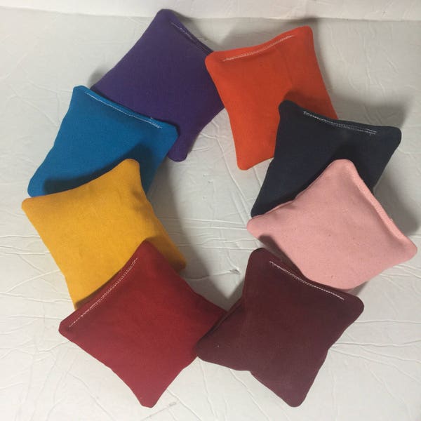 Mini Cornhole Bags, Kiddie Cornhole, Solid Color Bean Bags, Mini Bean Bags, Small Cornhole Bags, Sensory Bags, Mini Bean Bag Toss, Kids game