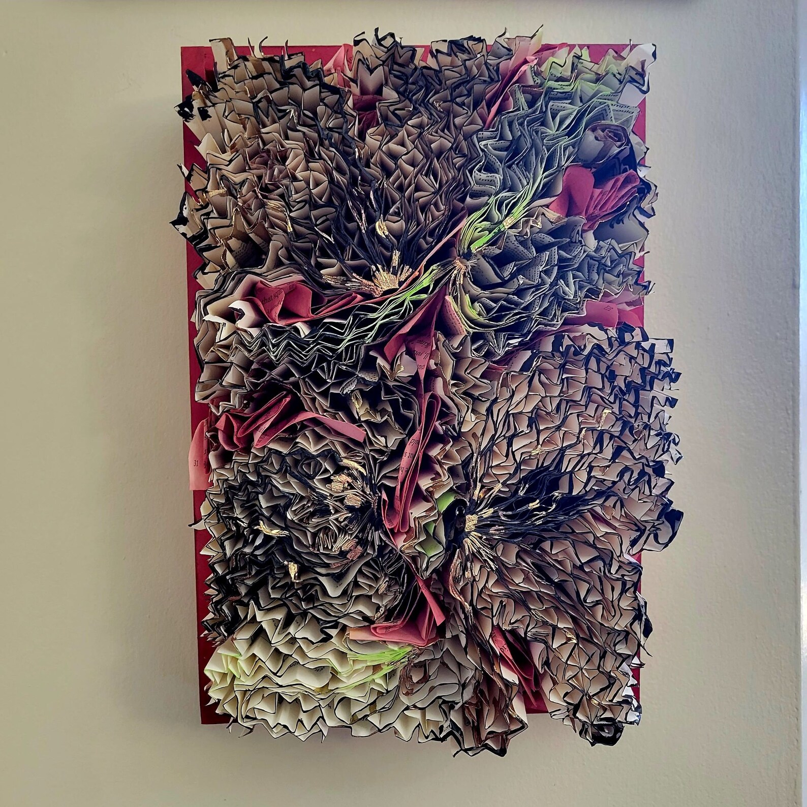 Altered Book Wall Art - Root Map - Etsy