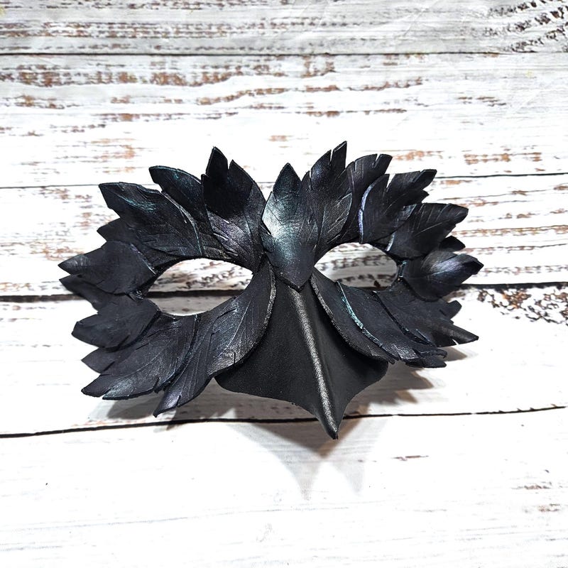 Purple Feather Bird Mask - Etsy