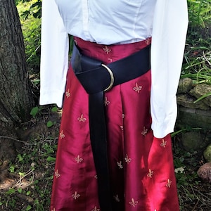 Ceinture torique en cuir noir sur mesure - accessoire mode - accessoires de costume - ceinture cosplay renaissance - ceinture Dagorhir - ceinture Belegarth