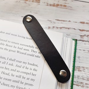 Corner Bookmark - Leather Book Marker - Custom Leather - Gift for Book Lover - Teacher Appreciation - High End Office Supplies - Author Gift