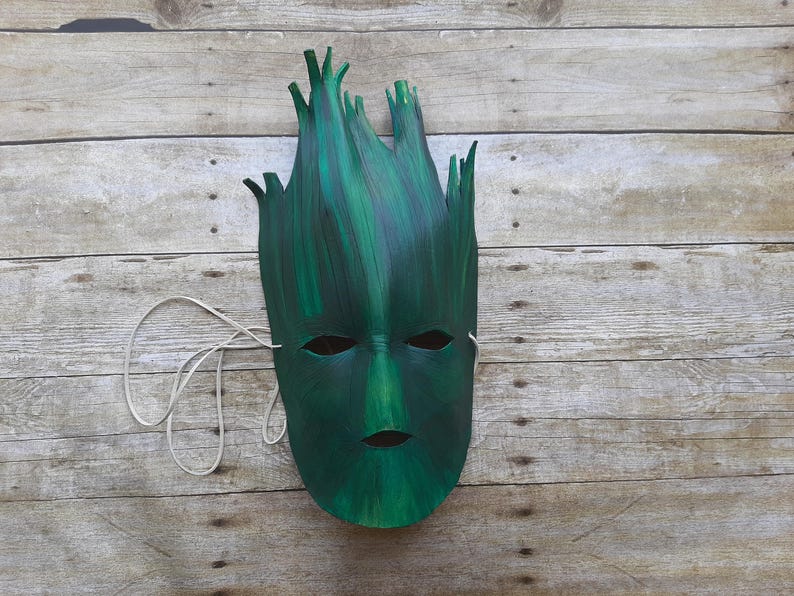 Tree Mask Image Leather Tree Man Mask Pattern - DIY Cosplay (PDF Pattern) - Etsy