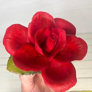 イタリア製 NAPOLEON ポーセリン ローズ フラワー フィギュリン　7点 Italy Napoleon Roses - Etsy