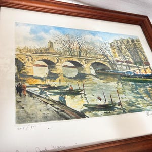 パリ「ポンヌフ」水彩画 パリ「ポンヌフ」水彩画