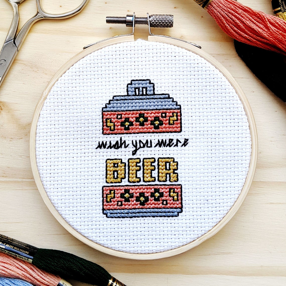 Cross Stitch Starter Kit // 6 IN 1 // 6 patterns included Etsy