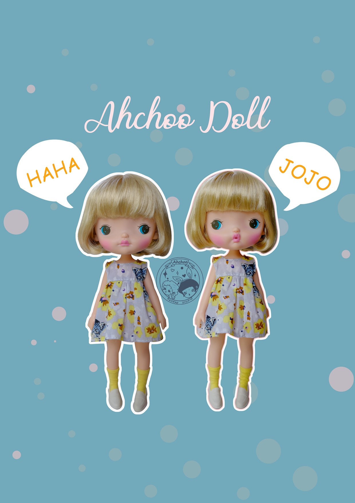 Ahchoo doll\u2014The first simple version\u3010HaHa /& JoJo\u3011pvcdolls in stock