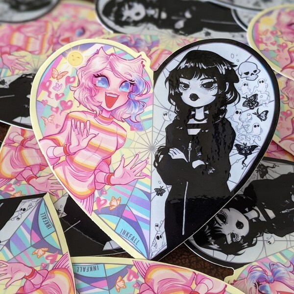 DISCONTINUED: Wednesday x Enid Sticker