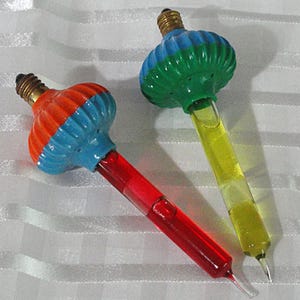 Vintage Noma Christmas Bubble Light With Glass Slug C6 CHOICE of Color