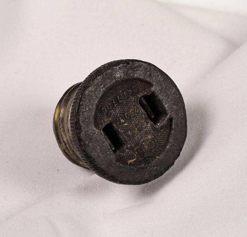 Antique Cutler Hammer C-H Edison Screw in Outlet Receptacle Socket ...