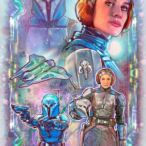 Bo Katan Kryze Art Print